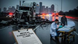 Houston Truck Crash Victims: The Importance of Medical Evidence in Legal Claims