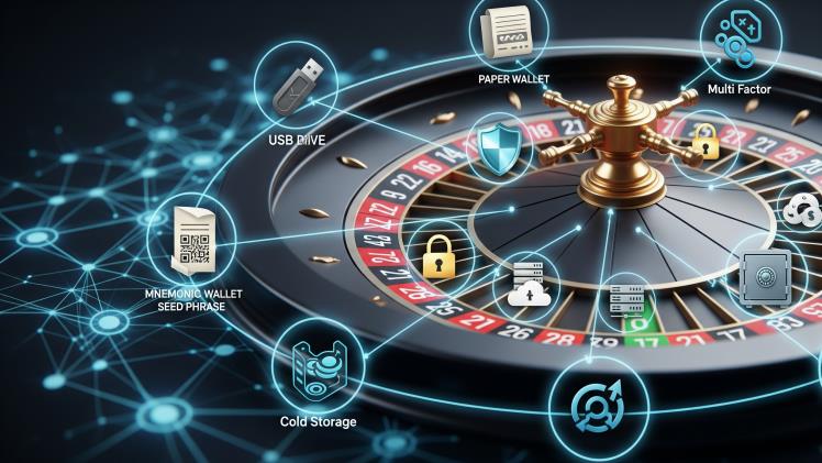 What backup and recovery options protect bitcoin roulette accounts